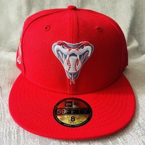 New Era Arizona Diamondbacks Inaugural Patch Lava Pink UV 59fifty 5950 8 Hat Cap